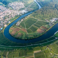 Neckarschleife bei Mundelsheim